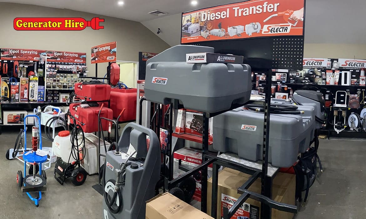 Generator Hire showroom